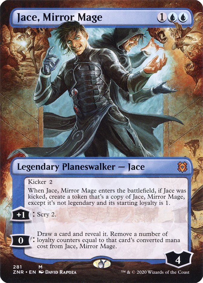 Jace, Mirror Mage (Borderless) [Zendikar Rising] | Jomio and Rueliete's Cards and Comics