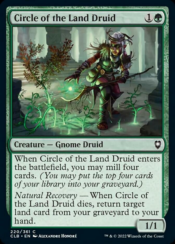 Circle of the Land Druid [Commander Legends: Battle for Baldur's Gate] | Jomio and Rueliete's Cards and Comics