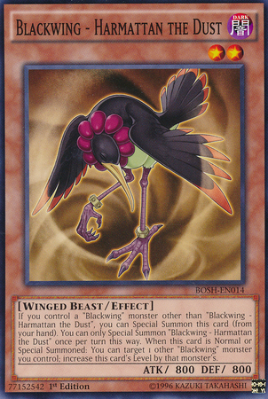 Blackwing - Harmattan the Dust [BOSH-EN014] Common | Jomio and Rueliete's Cards and Comics