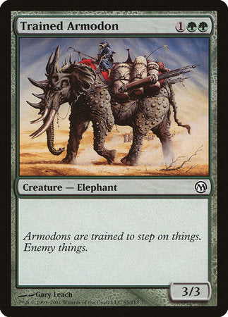 Trained Armodon [Duels of the Planeswalkers] | Jomio and Rueliete's Cards and Comics