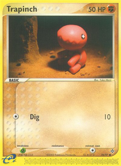 Trapinch (78/97) [EX: Dragon] | Jomio and Rueliete's Cards and Comics