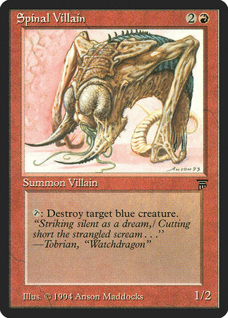 Spinal Villain [Legends] | Jomio and Rueliete's Cards and Comics