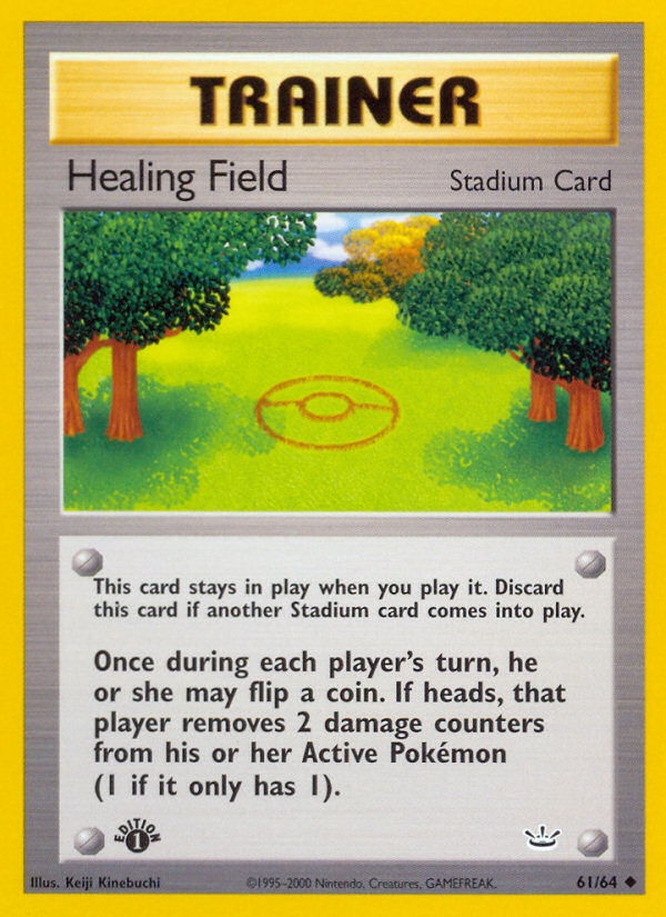 Healing Field (61/64) [Neo Revelation 1st Edition] | Jomio and Rueliete's Cards and Comics
