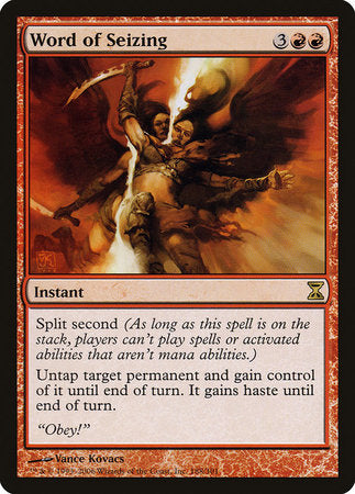 Word of Seizing [Time Spiral] | Jomio and Rueliete's Cards and Comics