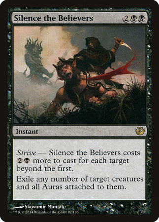 Silence the Believers [Journey into Nyx] | Jomio and Rueliete's Cards and Comics