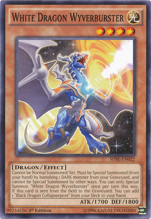 White Dragon Wyverburster [SDSE-EN022] Common | Jomio and Rueliete's Cards and Comics