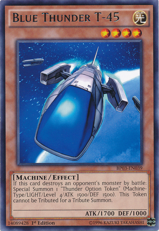 Blue Thunder T-45 [BP03-EN039] Rare | Jomio and Rueliete's Cards and Comics