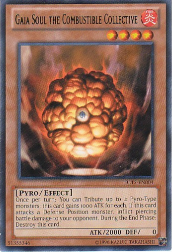 Gaia Soul the Combustible Collective (Green) [DL15-EN004] Rare | Jomio and Rueliete's Cards and Comics