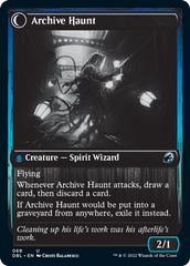 Overwhelmed Archivist // Archive Haunt [Innistrad: Double Feature] | Jomio and Rueliete's Cards and Comics
