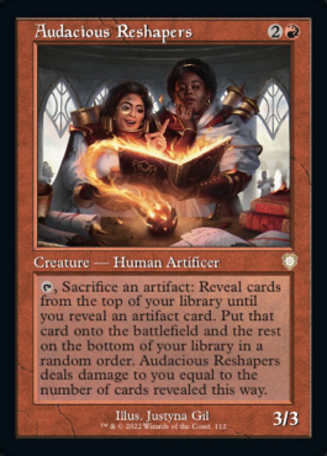 Audacious Reshapers (Retro) [The Brothers' War Commander] | Jomio and Rueliete's Cards and Comics