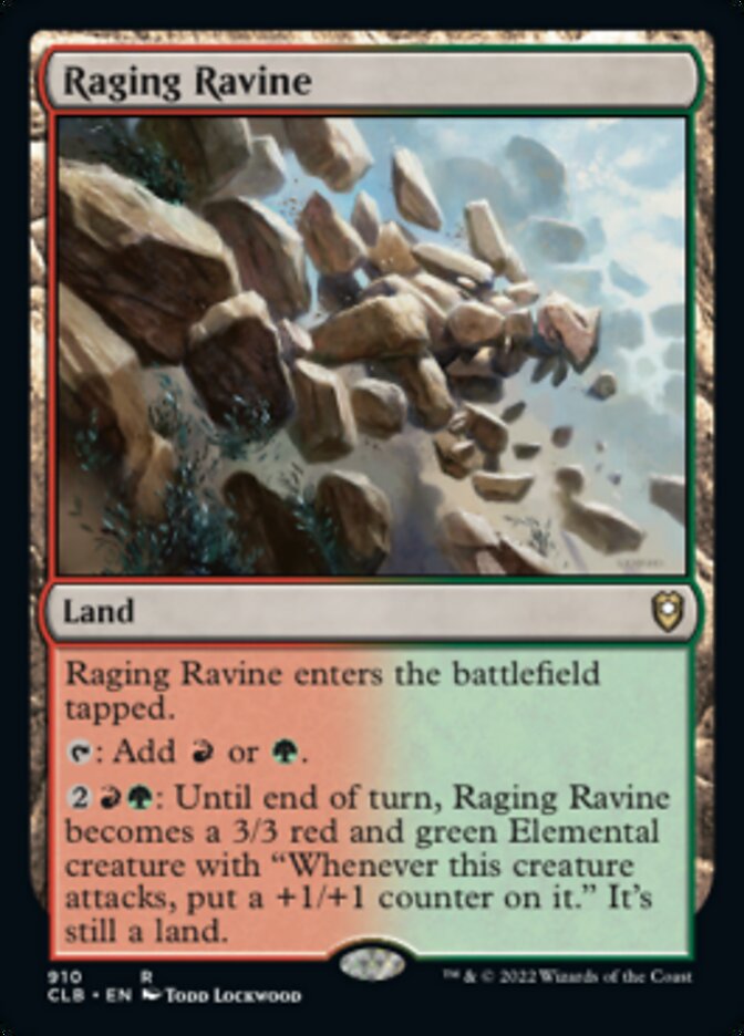 Raging Ravine [Commander Legends: Battle for Baldur's Gate] | Jomio and Rueliete's Cards and Comics
