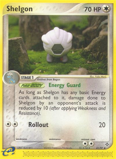 Shelgon (41/97) [EX: Dragon] | Jomio and Rueliete's Cards and Comics