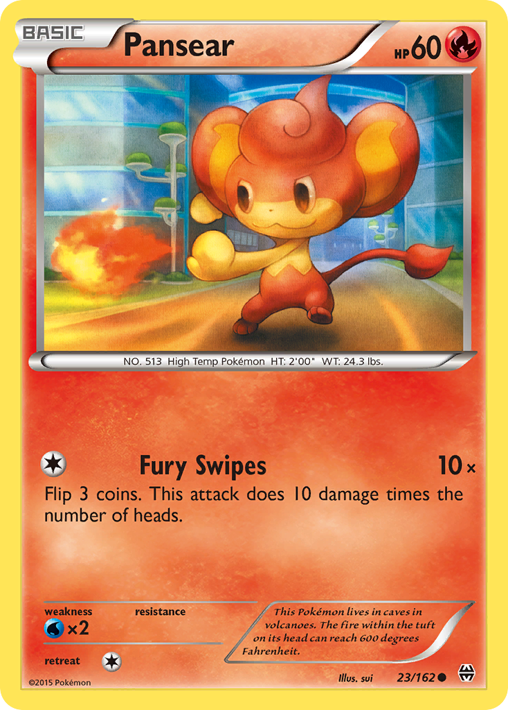 Pansear (23/162) [XY: BREAKthrough] | Jomio and Rueliete's Cards and Comics