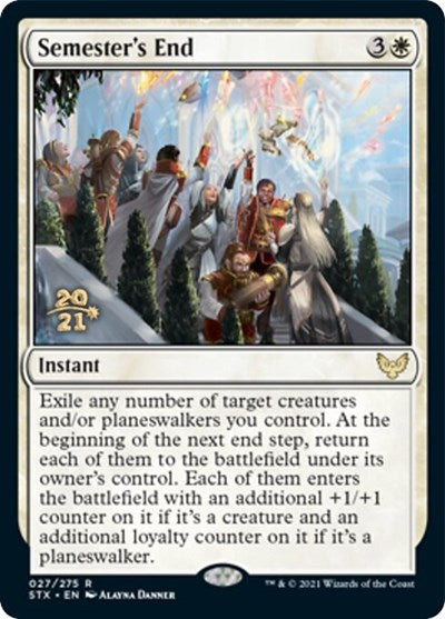 Semester's End [Strixhaven: School of Mages Prerelease Promos] | Jomio and Rueliete's Cards and Comics