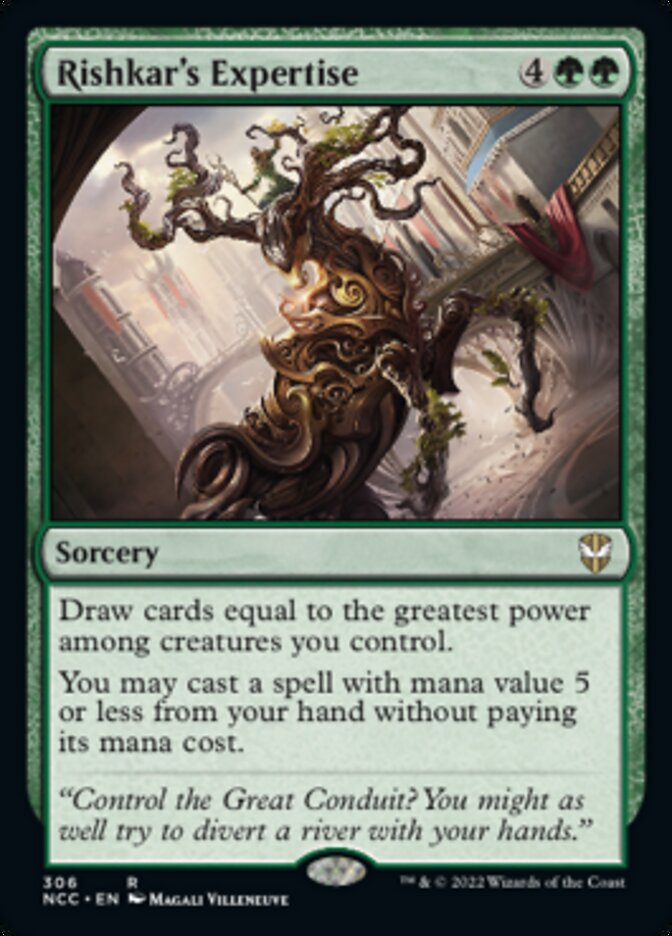 Rishkar's Expertise [Streets of New Capenna Commander] | Jomio and Rueliete's Cards and Comics