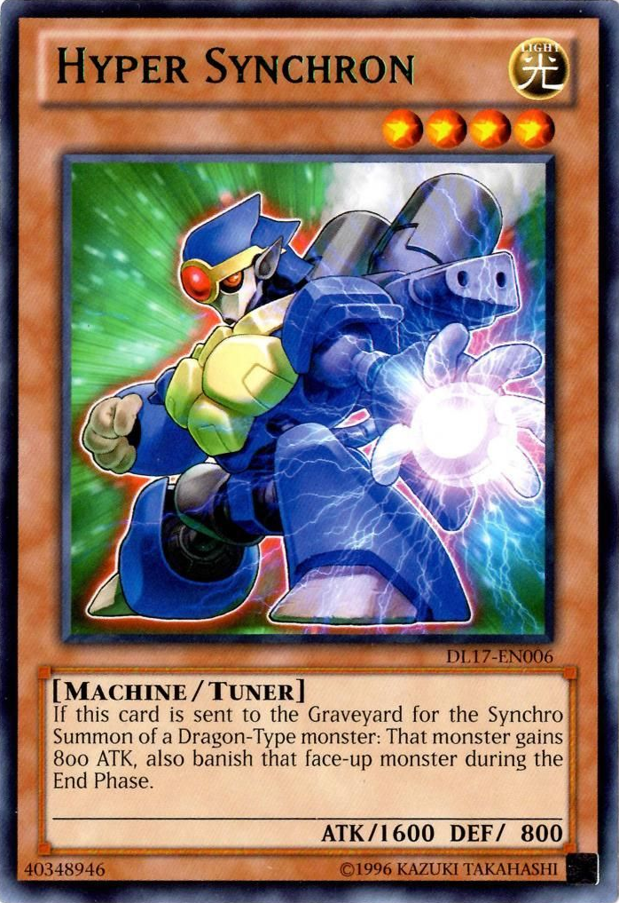 Hyper Synchron (Green) [DL17-EN006] Rare | Jomio and Rueliete's Cards and Comics