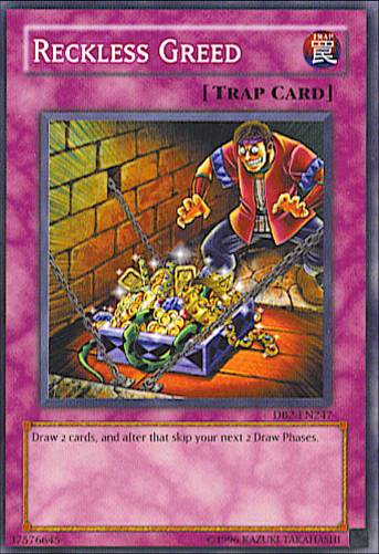 Reckless Greed [DB2-EN247] Common | Jomio and Rueliete's Cards and Comics