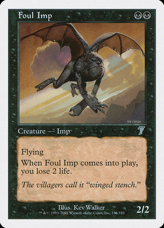 Foul Imp [Seventh Edition] | Jomio and Rueliete's Cards and Comics