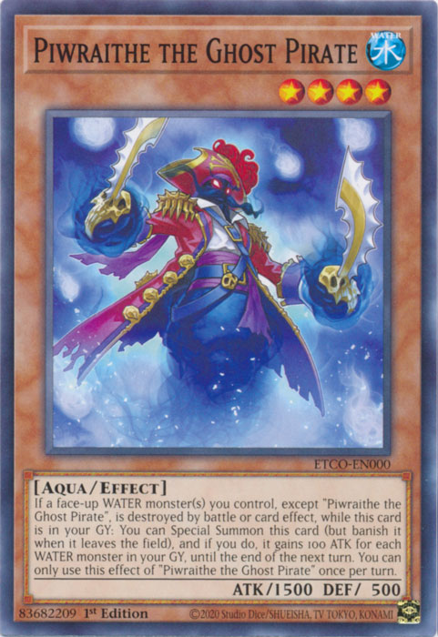 Piwraithe the Ghost Pirate [ETCO-EN000] Common | Jomio and Rueliete's Cards and Comics