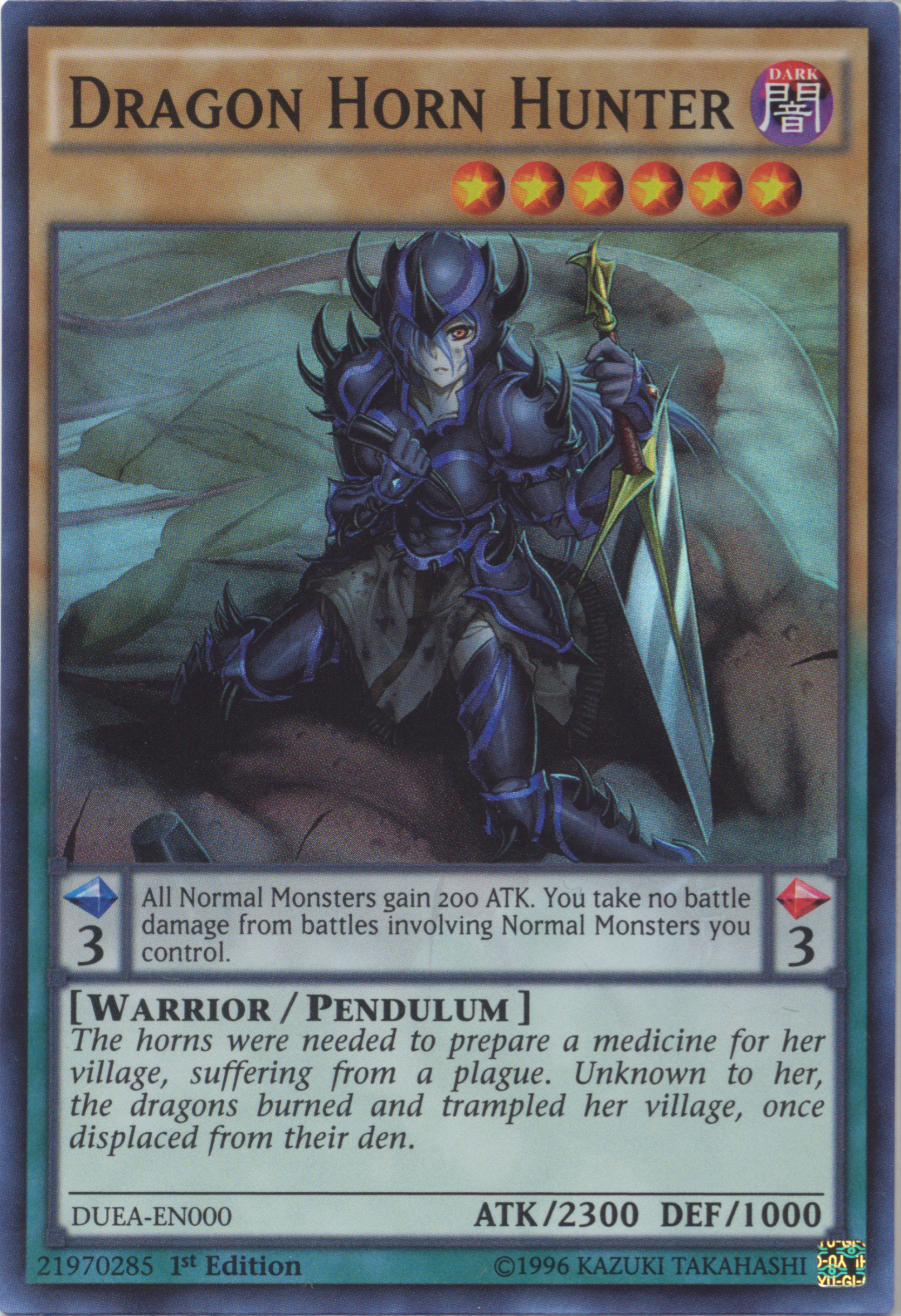 Dragon Horn Hunter [DUEA-EN000] Super Rare | Jomio and Rueliete's Cards and Comics