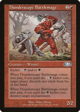 Thunderscape Battlemage [Planeshift] | Jomio and Rueliete's Cards and Comics