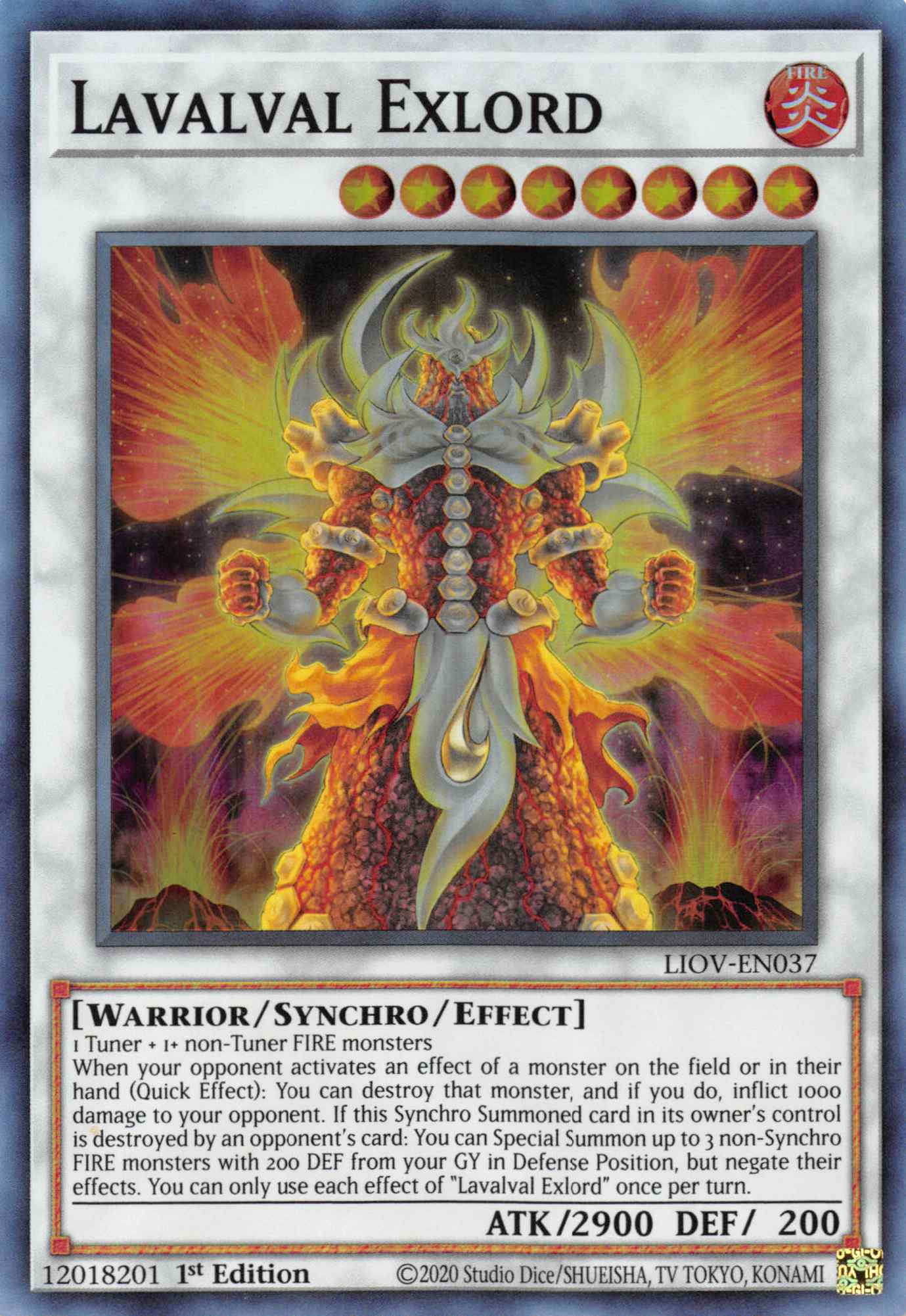 Lavalval Exlord [LIOV-EN037] Super Rare | Jomio and Rueliete's Cards and Comics
