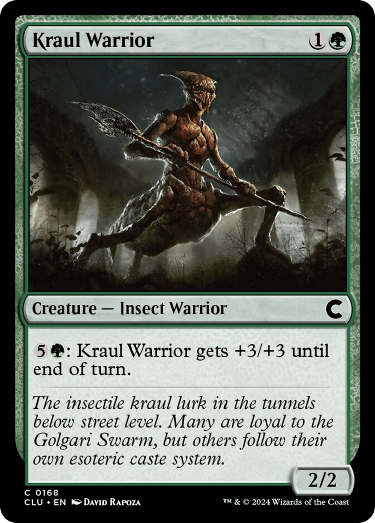 Kraul Warrior [Ravnica: Clue Edition] | Jomio and Rueliete's Cards and Comics