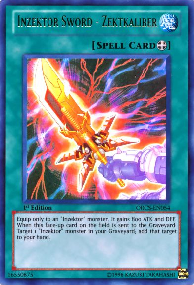 Inzektor Sword - Zektkaliber [ORCS-EN054] Ultra Rare | Jomio and Rueliete's Cards and Comics