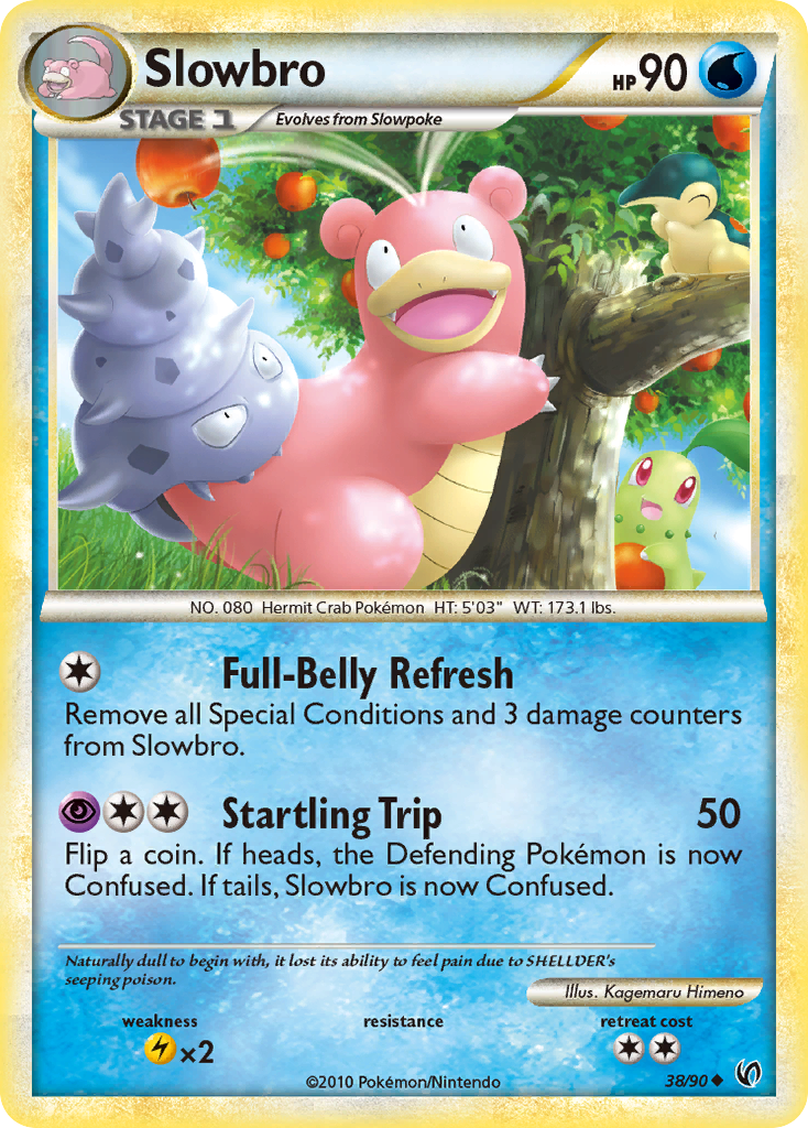 Slowbro (38/90) [HeartGold & SoulSilver: Undaunted] | Jomio and Rueliete's Cards and Comics