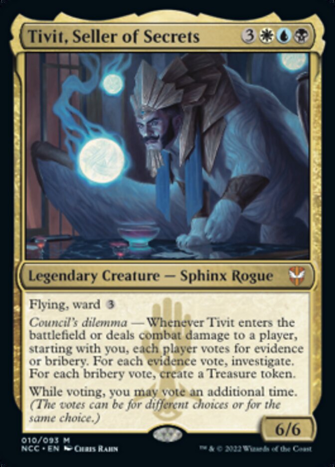 Tivit, Seller of Secrets [Streets of New Capenna Commander] | Jomio and Rueliete's Cards and Comics