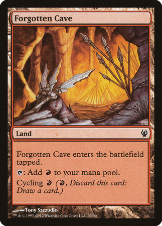 Forgotten Cave [Duel Decks: Izzet vs. Golgari] | Jomio and Rueliete's Cards and Comics
