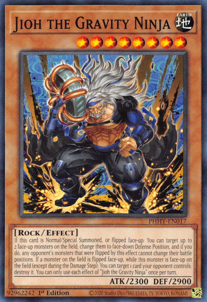 Jioh the Gravity Ninja [PHHY-EN017] Common | Jomio and Rueliete's Cards and Comics
