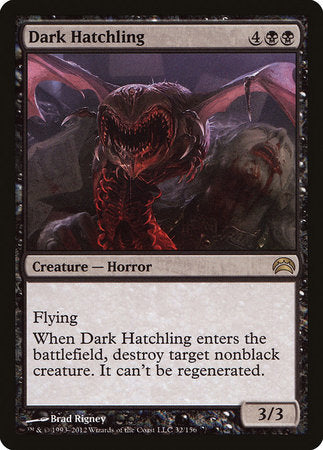 Dark Hatchling [Planechase 2012] | Jomio and Rueliete's Cards and Comics