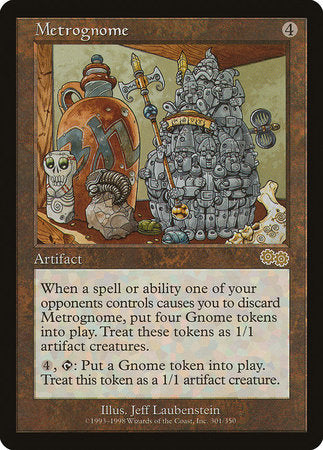 Metrognome [Urza's Saga] | Jomio and Rueliete's Cards and Comics