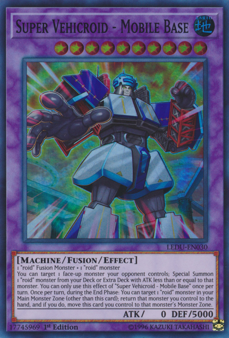 Super Vehicroid - Mobile Base [LEDU-EN030] Super Rare | Jomio and Rueliete's Cards and Comics