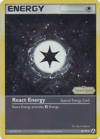 React Energy (82/92) (Stamped) [EX: Legend Maker] | Jomio and Rueliete's Cards and Comics