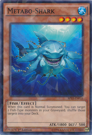 Metabo-Shark (Shatterfoil) [BP03-EN068] Rare | Jomio and Rueliete's Cards and Comics