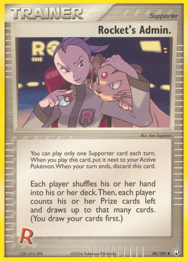 Rocket's Admin. (86/109) [EX: Team Rocket Returns] | Jomio and Rueliete's Cards and Comics