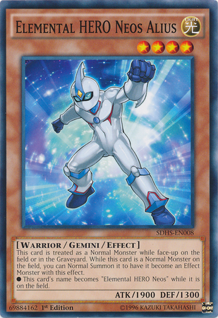 Elemental HERO Neos Alius [SDHS-EN008] Common | Jomio and Rueliete's Cards and Comics