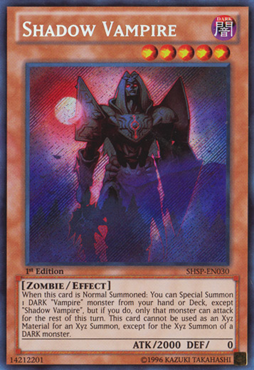 Shadow Vampire [SHSP-EN030] Secret Rare | Jomio and Rueliete's Cards and Comics