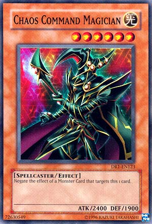 Chaos Command Magician [DR1-EN123] Super Rare | Jomio and Rueliete's Cards and Comics