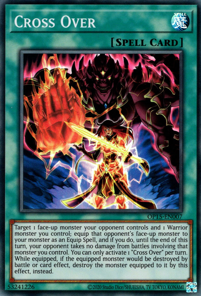 Cross Over [OP15-EN007] Super Rare | Jomio and Rueliete's Cards and Comics