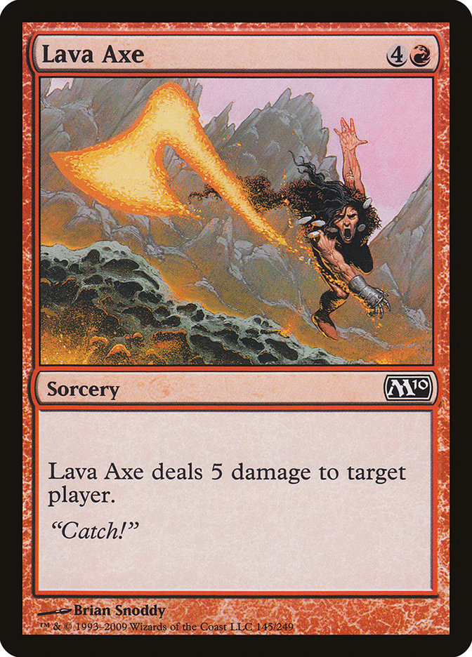 Lava Axe [Magic 2010] | Jomio and Rueliete's Cards and Comics