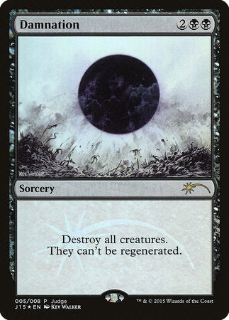 Damnation [Judge Gift Cards 2015] | Jomio and Rueliete's Cards and Comics