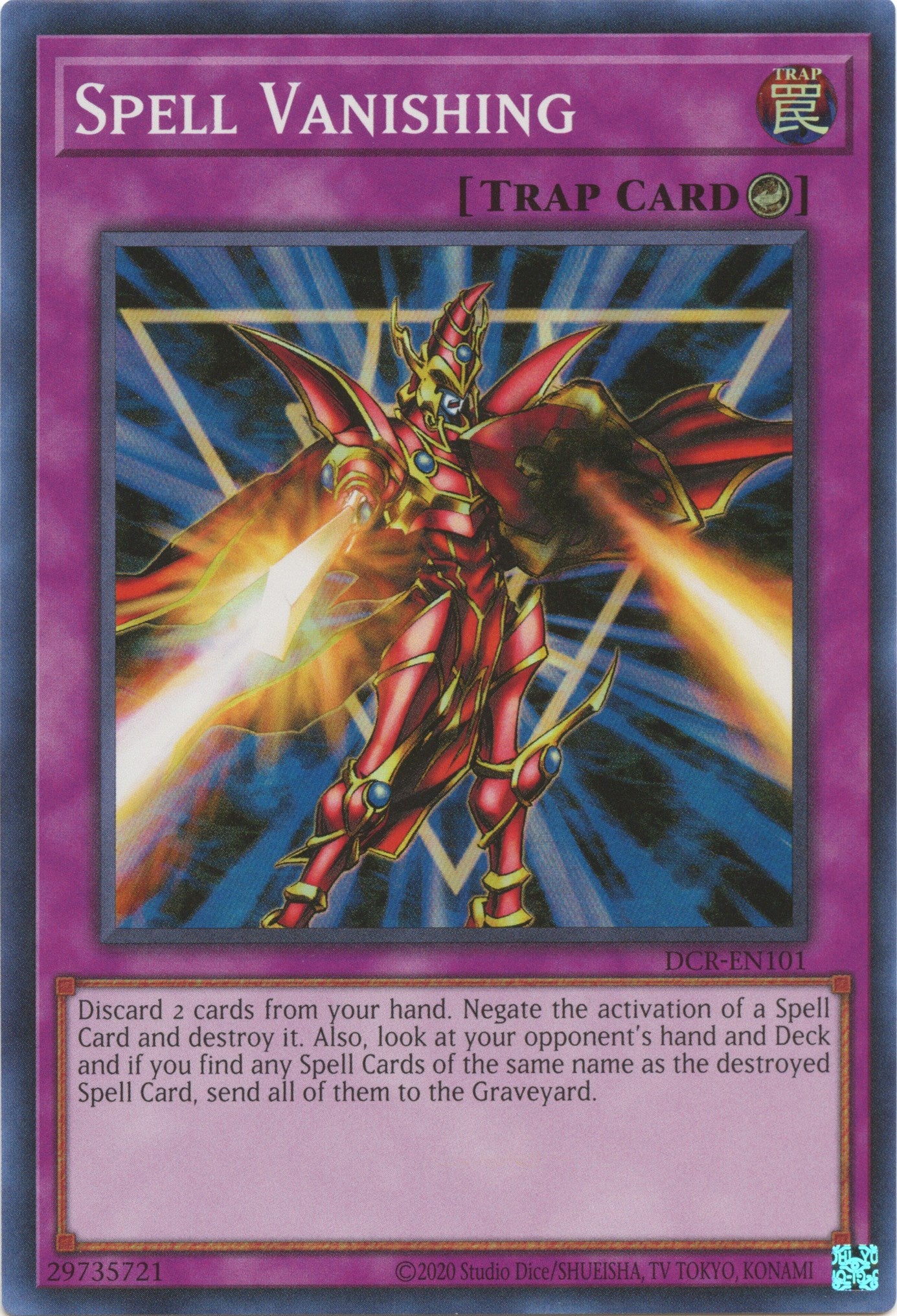 Spell Vanishing (25th Anniversary) [DCR-EN101] Super Rare | Jomio and Rueliete's Cards and Comics