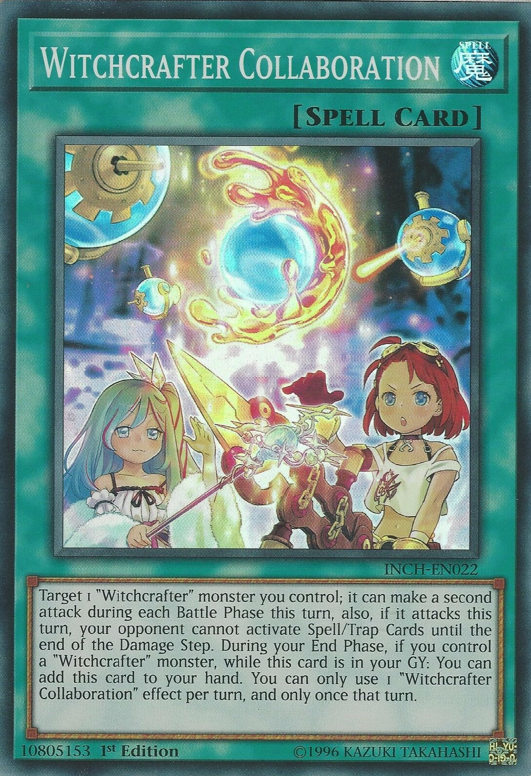 Witchcrafter Collaboration [INCH-EN022] Super Rare | Jomio and Rueliete's Cards and Comics