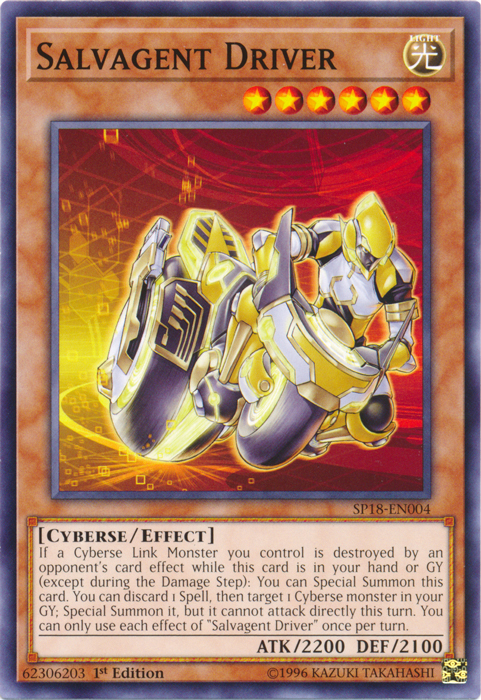 Salvagent Driver [SP18-EN004] Common | Jomio and Rueliete's Cards and Comics