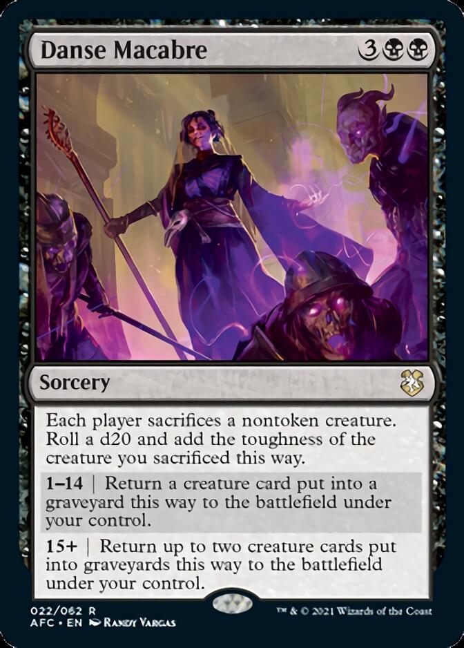 Danse Macabre [Dungeons & Dragons: Adventures in the Forgotten Realms Commander] | Jomio and Rueliete's Cards and Comics