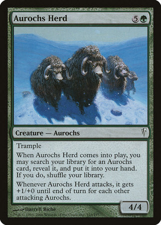 Aurochs Herd [Coldsnap] | Jomio and Rueliete's Cards and Comics