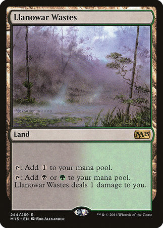 Llanowar Wastes [Magic 2015] | Jomio and Rueliete's Cards and Comics